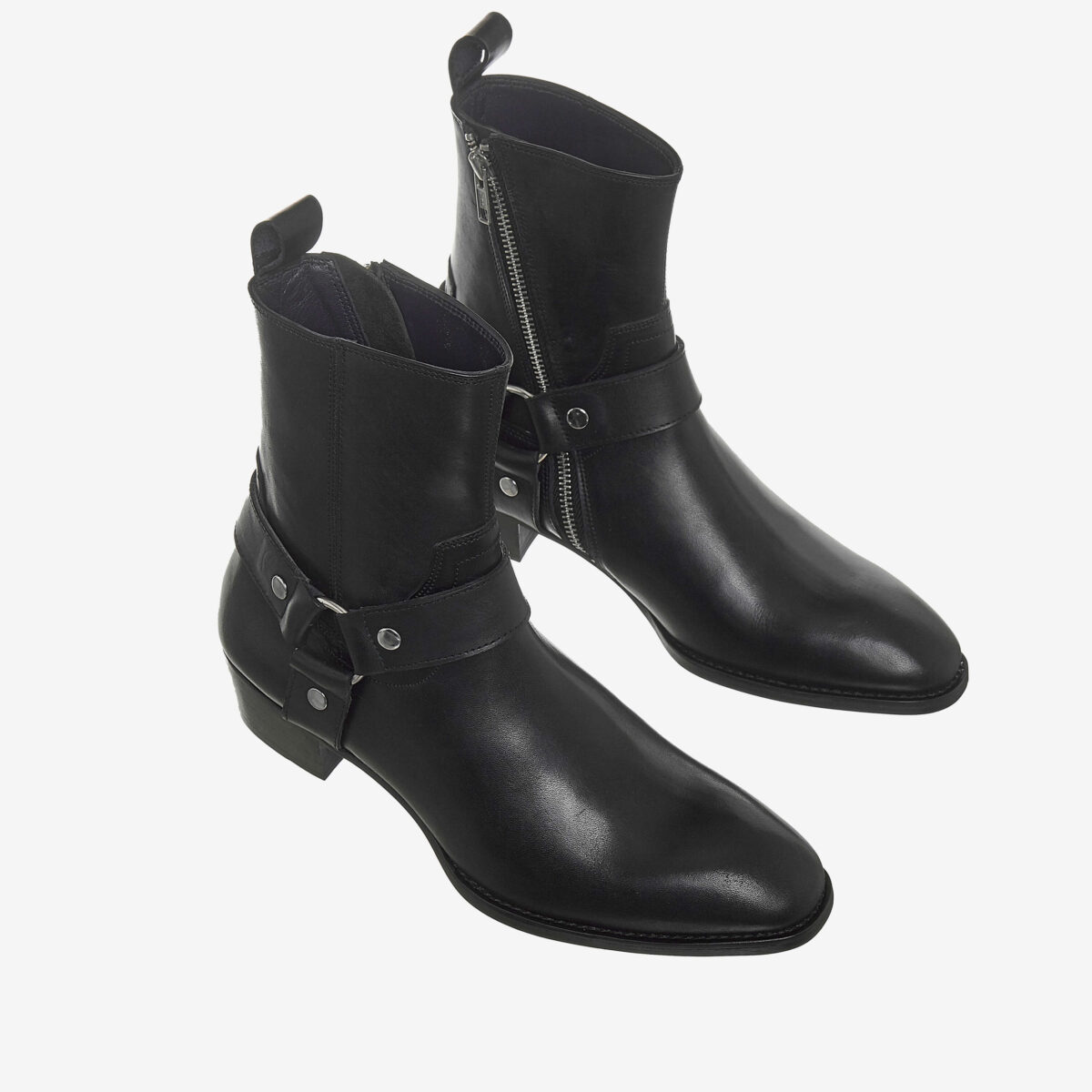 Rowan Leather Harness Boots In Black Leather Harness Boots In Black SS2020 3